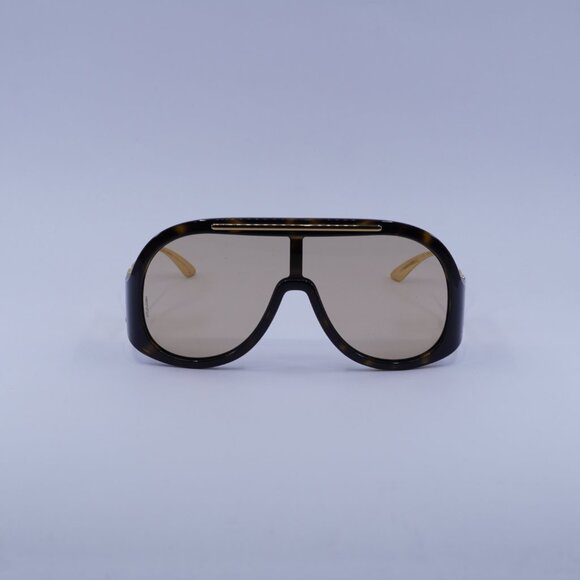 Dolce & Gabbana DG6202 502/93 Sunglasses Havana/Gold Aviator Frame, Brown Lenses - Picture 2 of 10